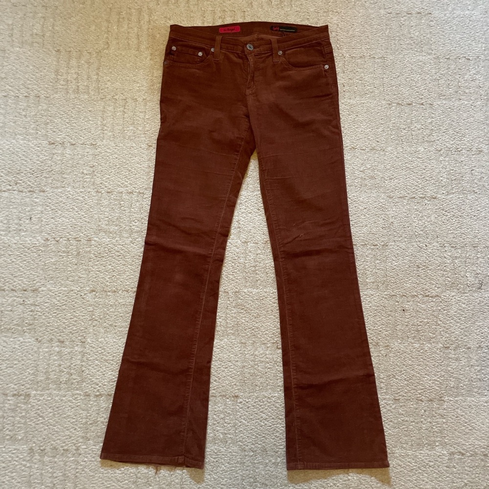 AG Adriano Goldschmied Brown Flare Jeans